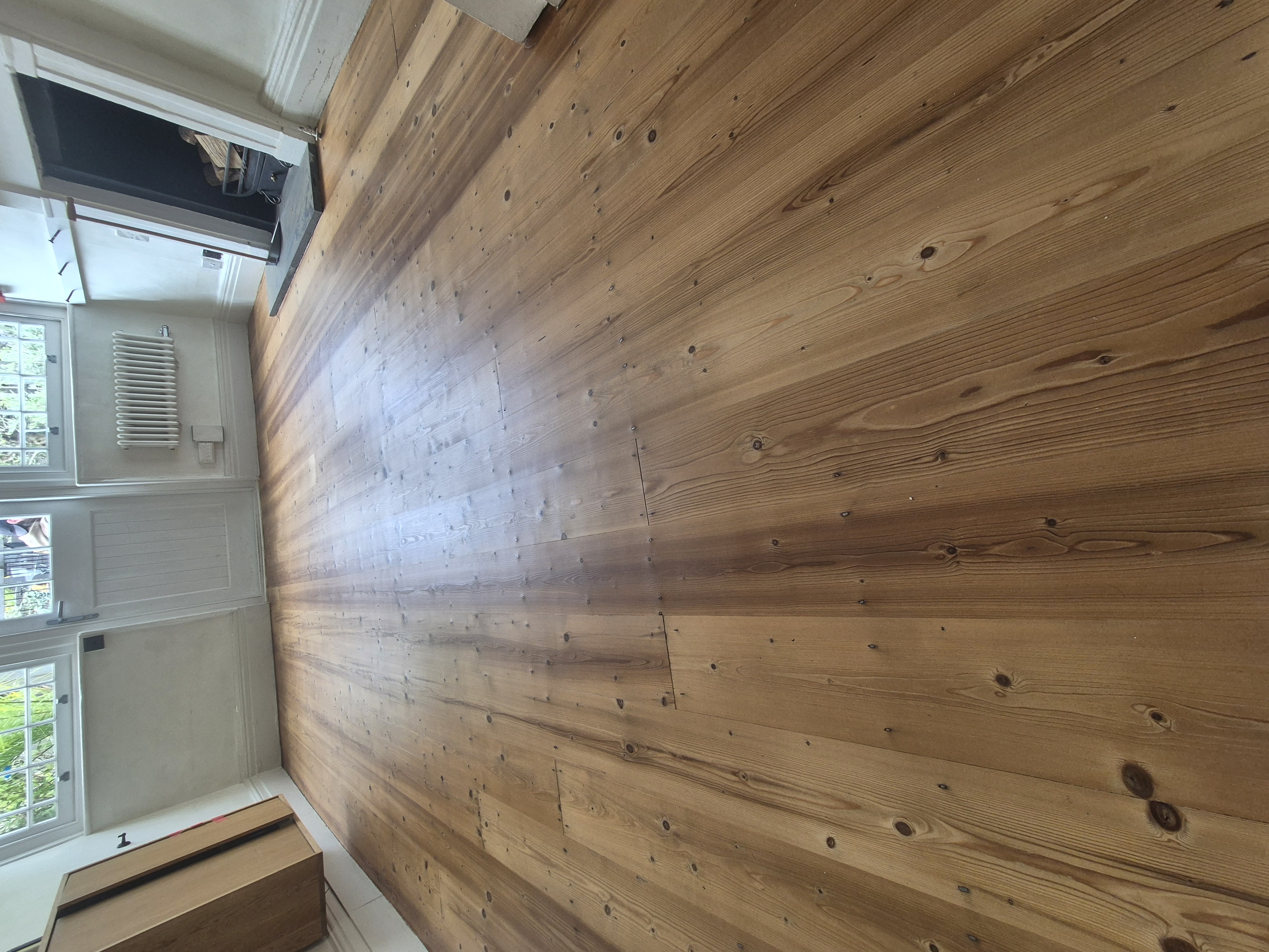 Wood floor completed project