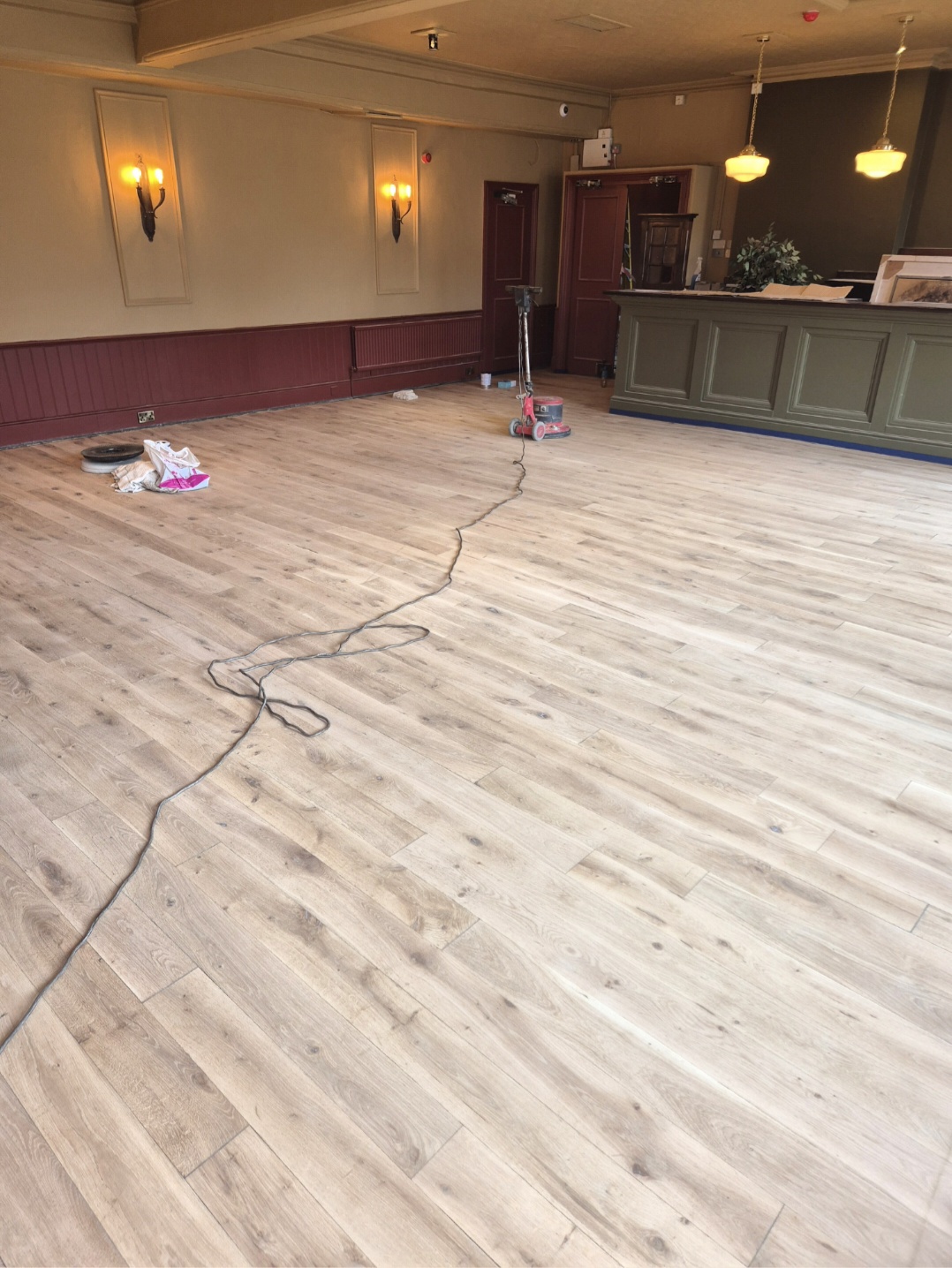 After floor sanding
