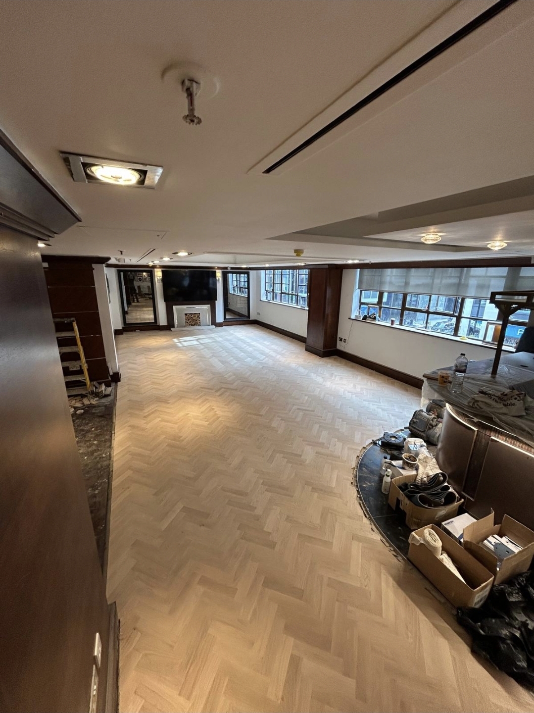 Finished parquet installation