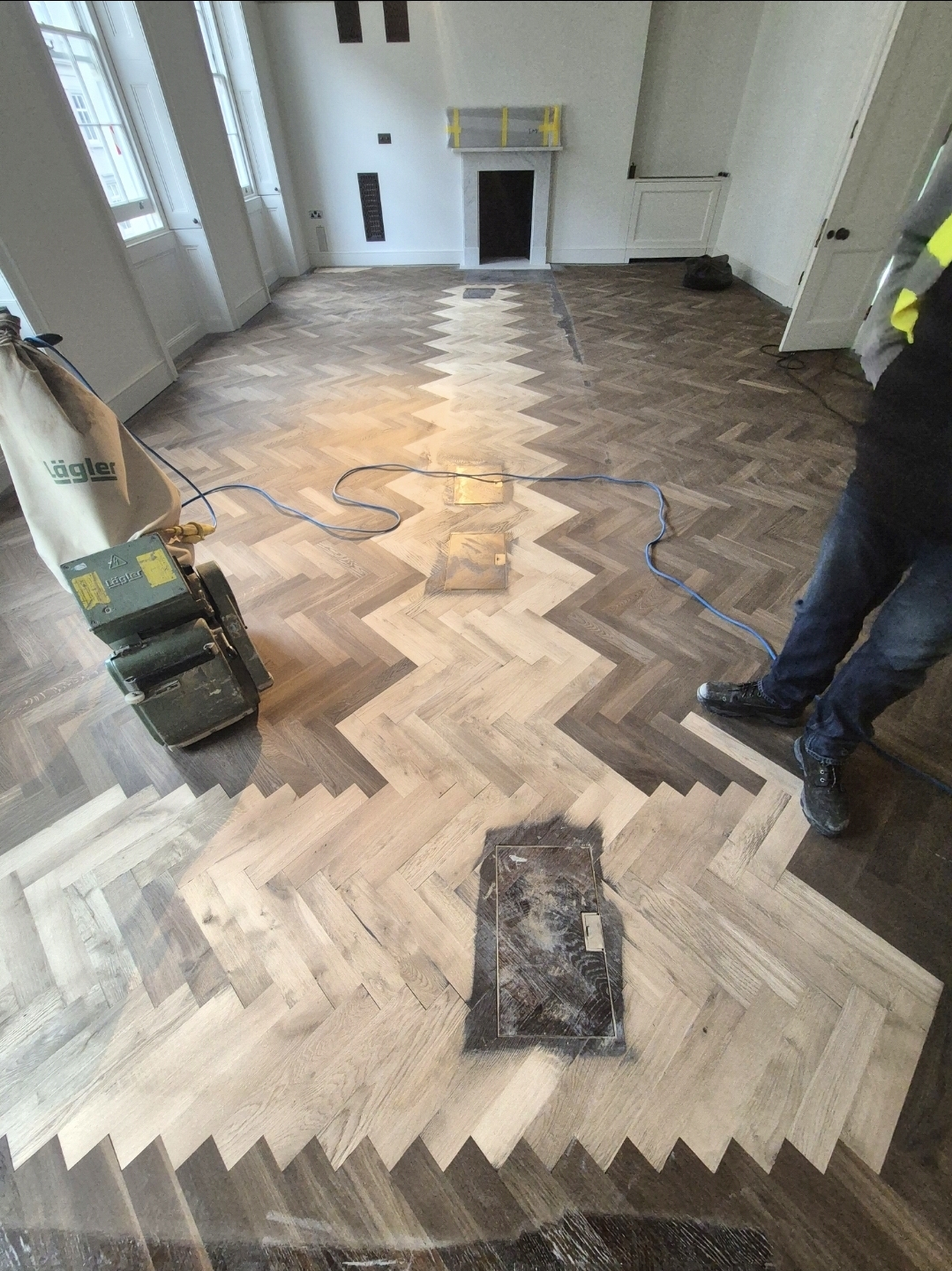 After floor restoration