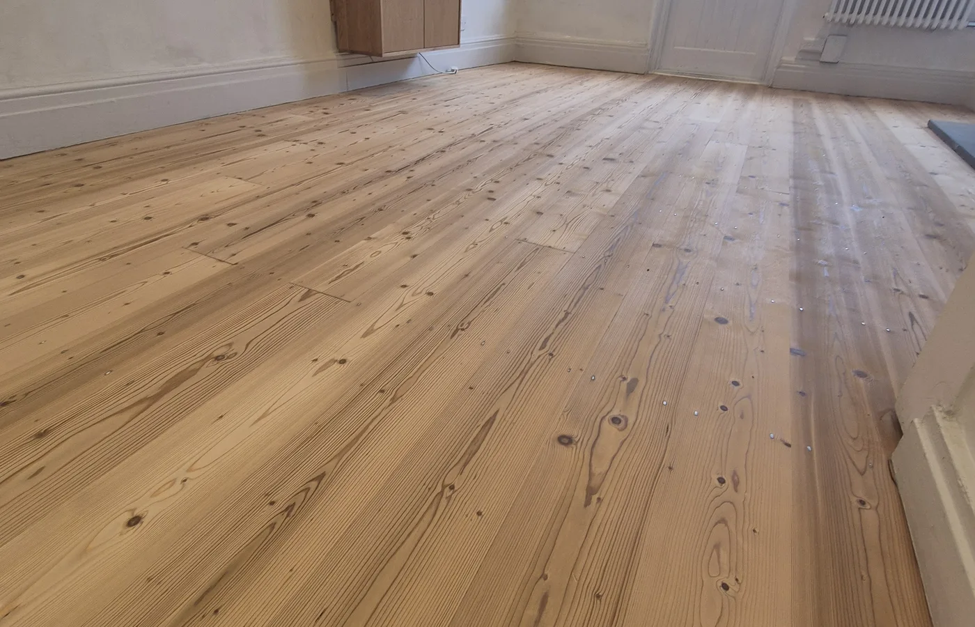 Pine Floor Sanding and Natural Finish photograph 3